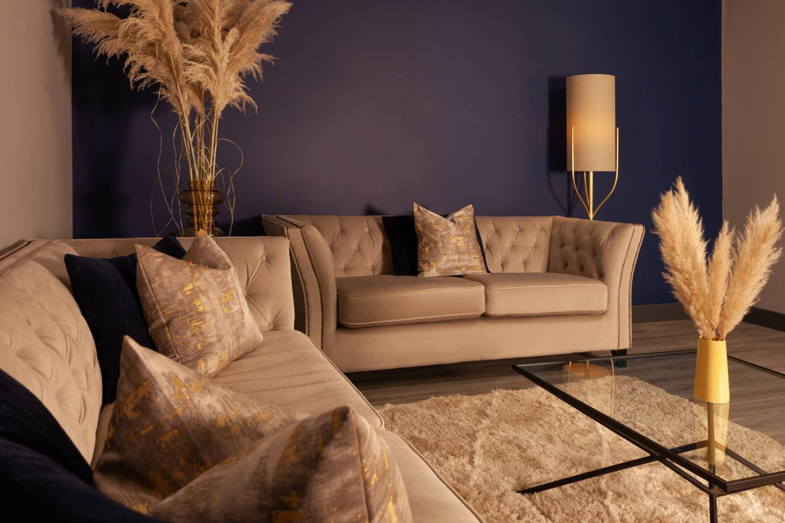 high quality sofa with pillows