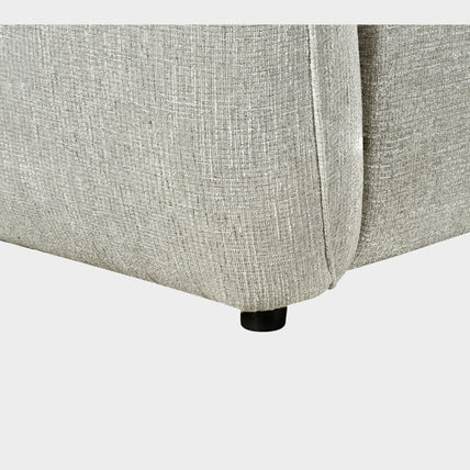 Turin Electric Recliner Sofa Silver Right Hand Corner