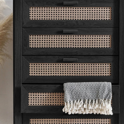 Sunny Chest 5 Drawer Black