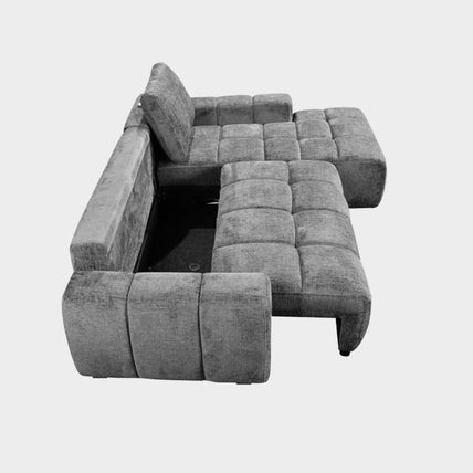Lora Sofa Bed Graphite Left Hand Facing Corner
