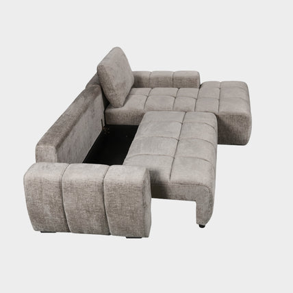 Lora Sofa Bed Mushroom Right Hand Facing Corner