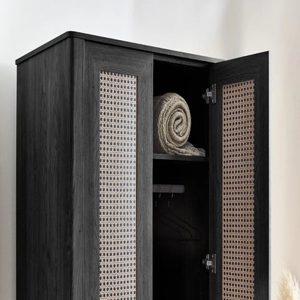 Sunny Wardrobe 2 Door Black
