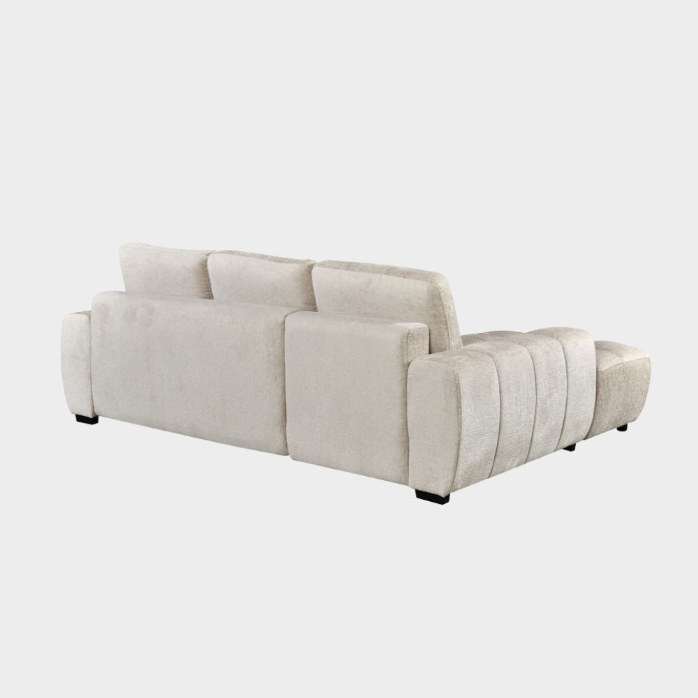 Lora Sofa Bed Beige Right Hand Facing Corner