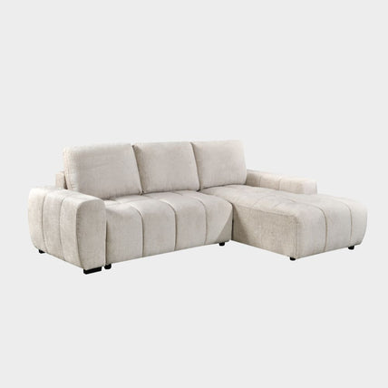 Lora Sofa Bed Beige Right Hand Facing Corner