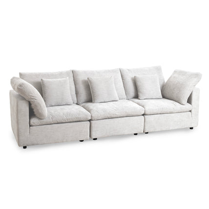Lotus Feather Sofa Beige Modular Corner
