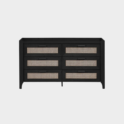 Sunny Chest 6 Drawer Black