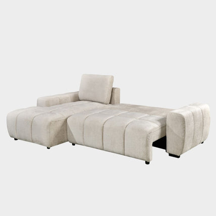 Lora Sofa Bed Beige Left Hand Facing Corner