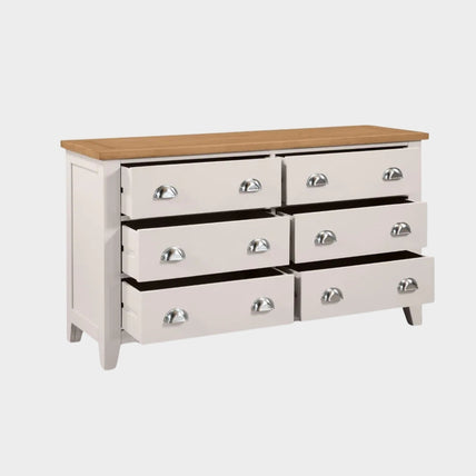 Richmond Chest 6 Drawer Elephant Grey