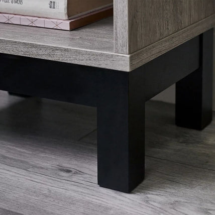 Bali Bedside 1 Drawer Grey Oak