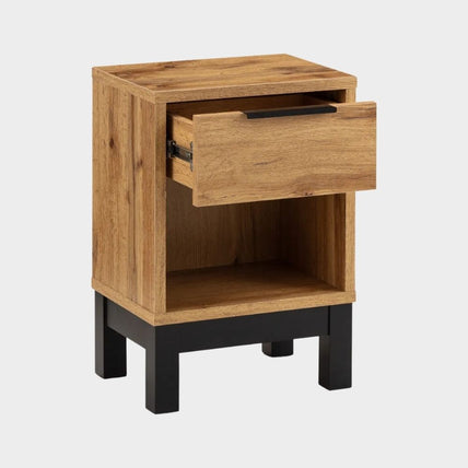Bali Bedside 1 Drawer Oak