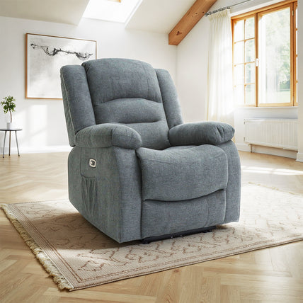 Alva Electric Recliner Sofa Graphite Armchair