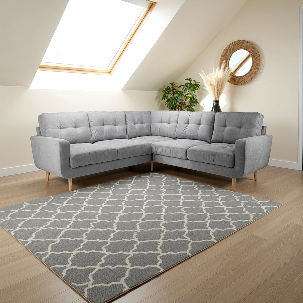 Aurora Sofa Grey Large Corner