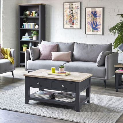 Bee Bookcase Grey Oak