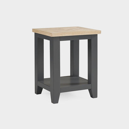 Bee Lamp Table Grey/Oak
