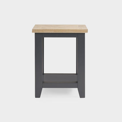 Bee Lamp Table Grey/Oak