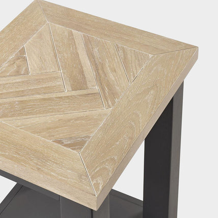 Bee Lamp Table Grey/Oak