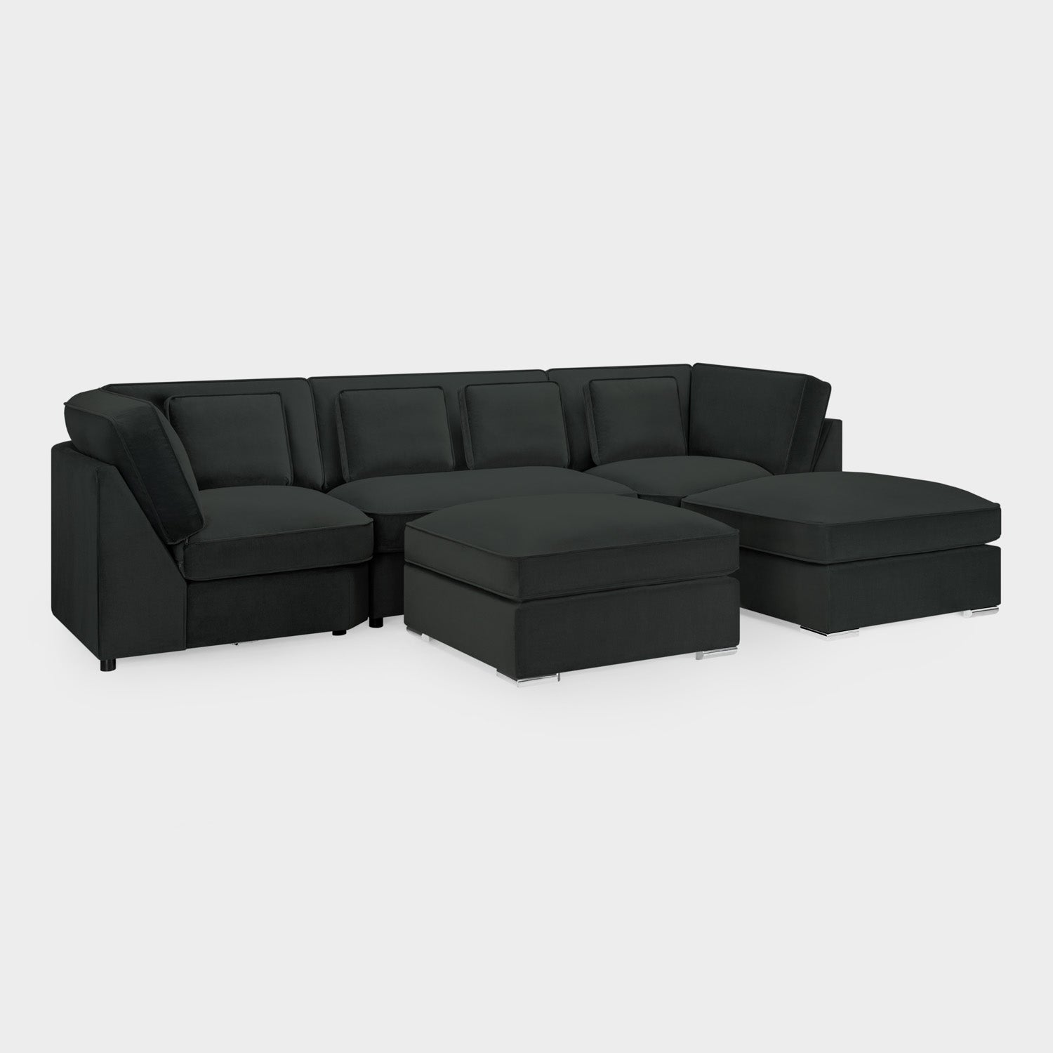 Belgravia Sofa Slate U Shape Corner