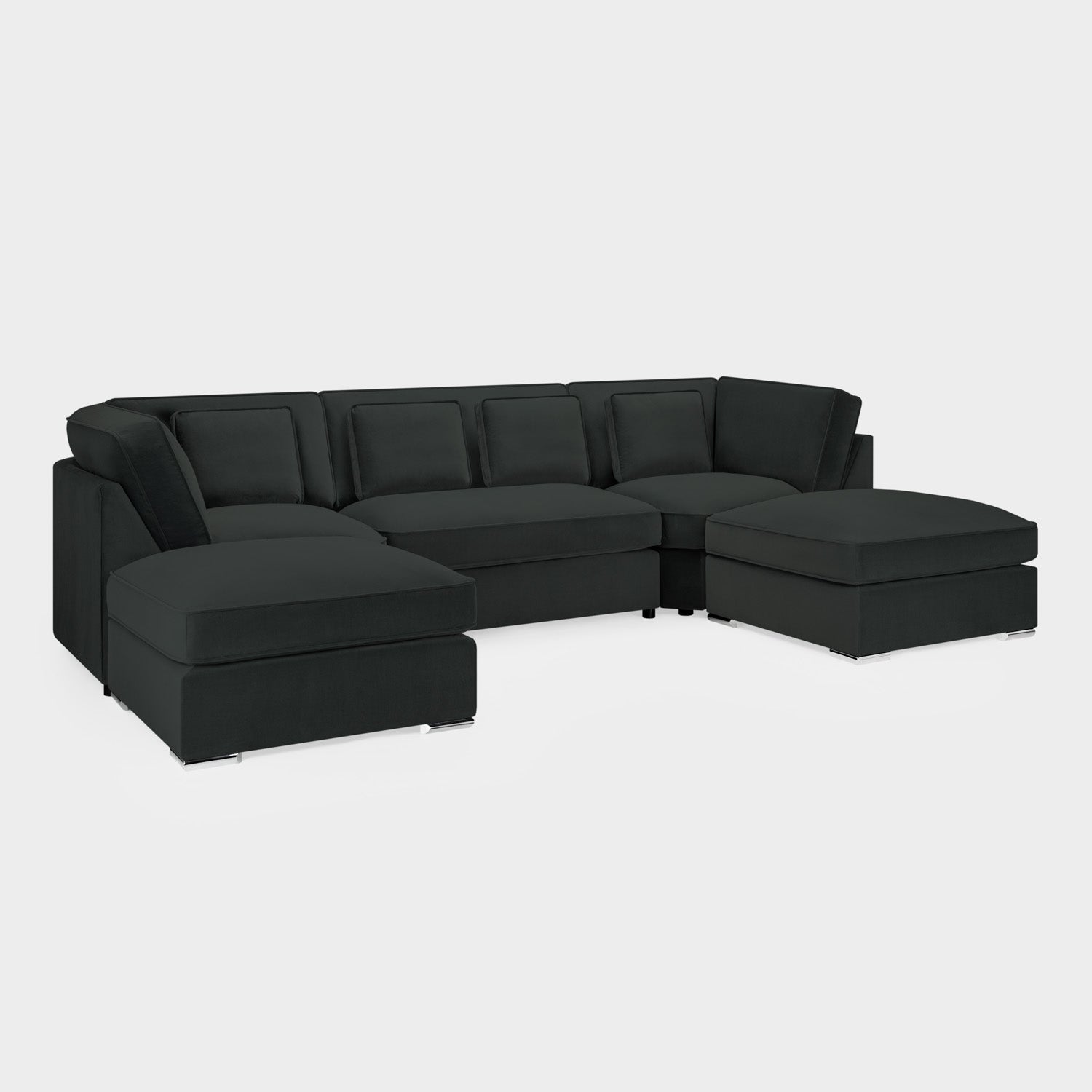 Belgravia Sofa Slate U Shape Corner