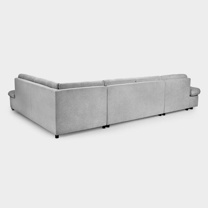 Bergen Sofa Bed Grey Right Hand Facing U Shape Corner