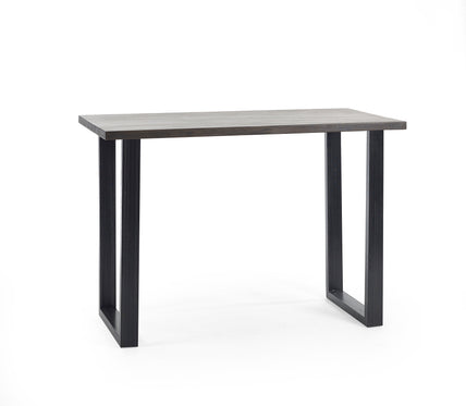 Britta Bar Table Dark Oak & Metal