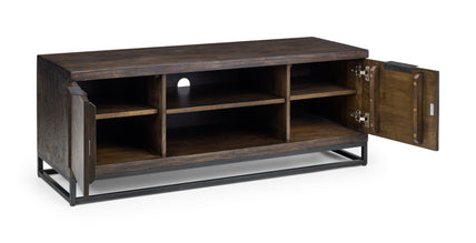 Britta Tv Unit Dark Oak & Metal