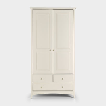 Cabana Combination Wardrobe Stone White