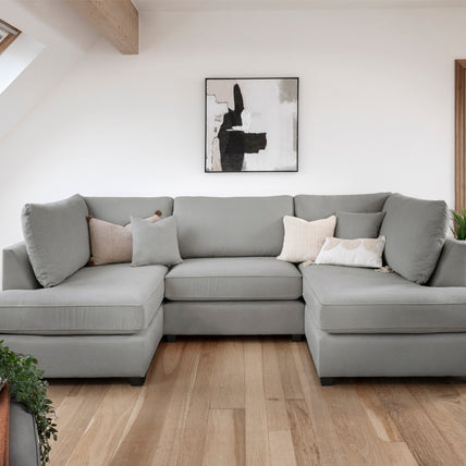 Carnaby Sofa Grey U Shape Corner