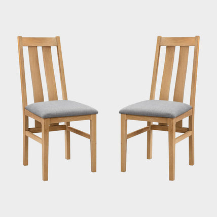 Cole Set Of 2 Chairs Oak