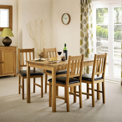 Connie Set Of 2 Chairs Oak/Brown