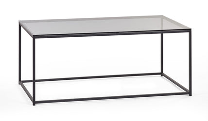Cypress Coffee Table Smoked Glass/Black