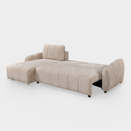 Evara Sofa Bed Universal Corner Beige