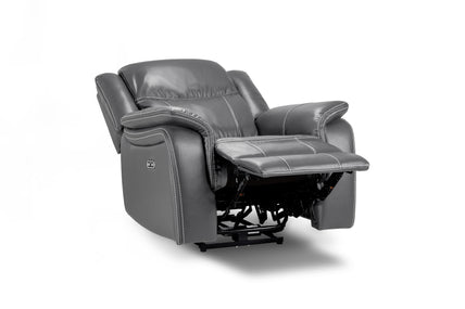 Galaxy Tech Recliner Sofa Grey Armchair