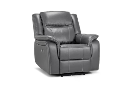 Galaxy Tech Recliner Sofa Grey Armchair