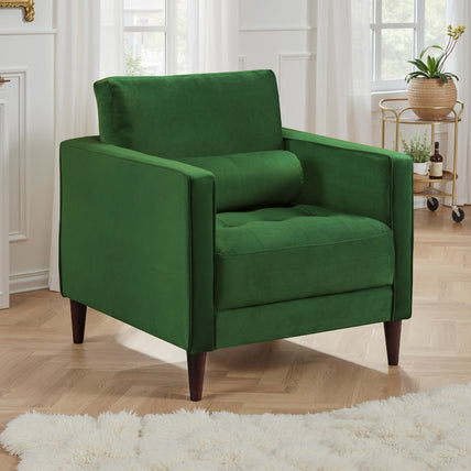 Harper Sofa Plush Green Armchair