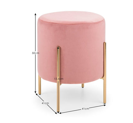Hazelwood Stool Pink