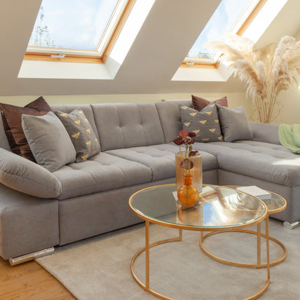 Malvi Sofa Bed Grey Left Hand Facing Corner