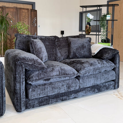 Solaya Sofa Black 2 Seater