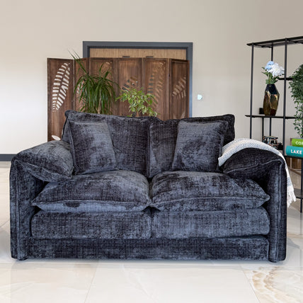 Solaya Sofa Black 2 Seater