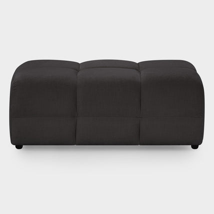Jacob Sofa Footstool Black