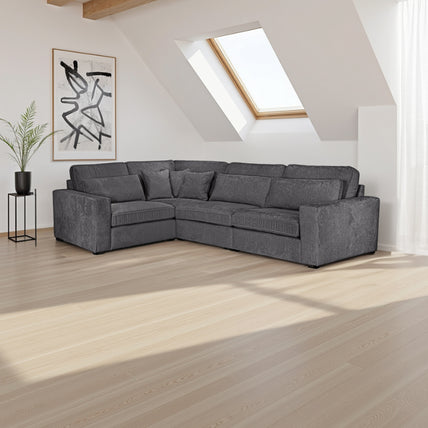 Kiana Modular Sofa Grey Left Hand Facing Corner