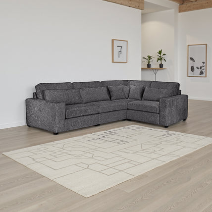 Kiana Modular Sofa Grey Right Hand Facing Corner
