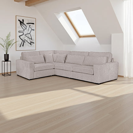 Kiana Modular Sofa Mocha Left Hand Facing Corner