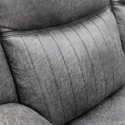 Leon Electric Recliner Sofa Grey Armchair