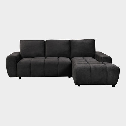 Lora Sofa Bed Black Right Hand Facing Corner