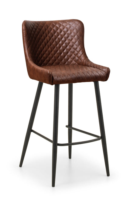Lumin Bar Stool Grey/Brown