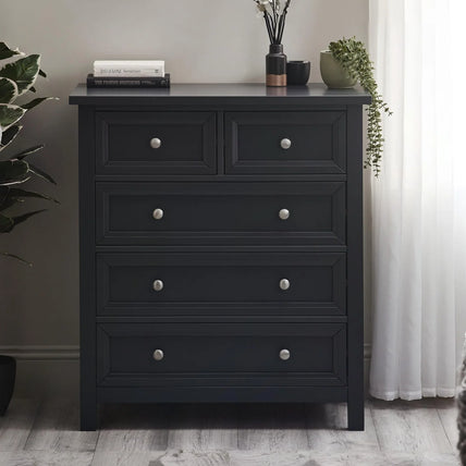 Marisol 3 + 2 Drawer Chest Anthracite