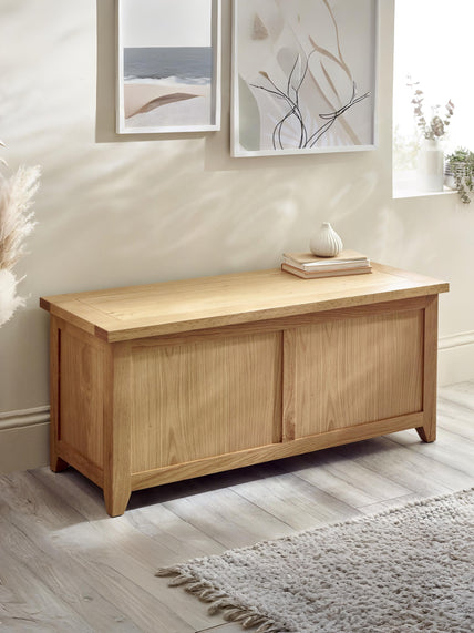 Maeve Storage Bench Oak