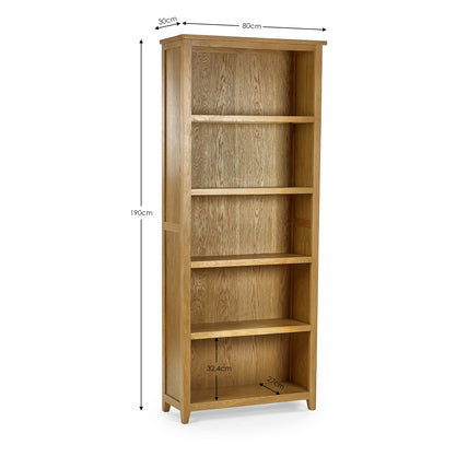 Maeve Tall Bookcase Oak