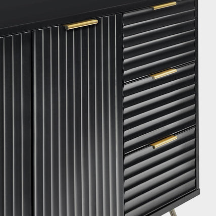 Mira Large Sideboard Black