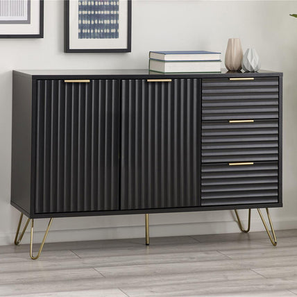 Mira Large Sideboard Black